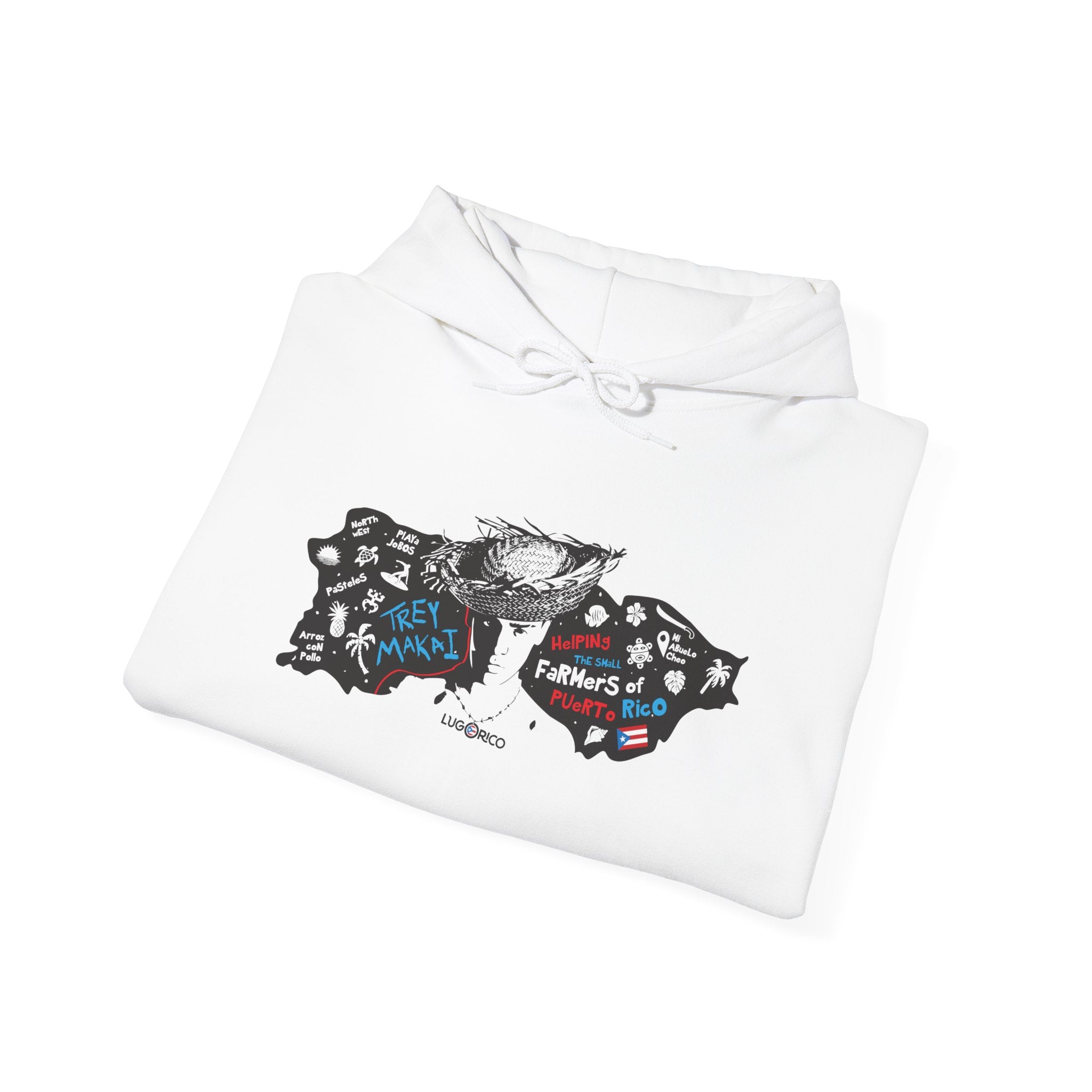 LugoRico TREY-MAKAI-PR-ISLAND Unisex Heavy Blend™ Hooded Sweatshirt