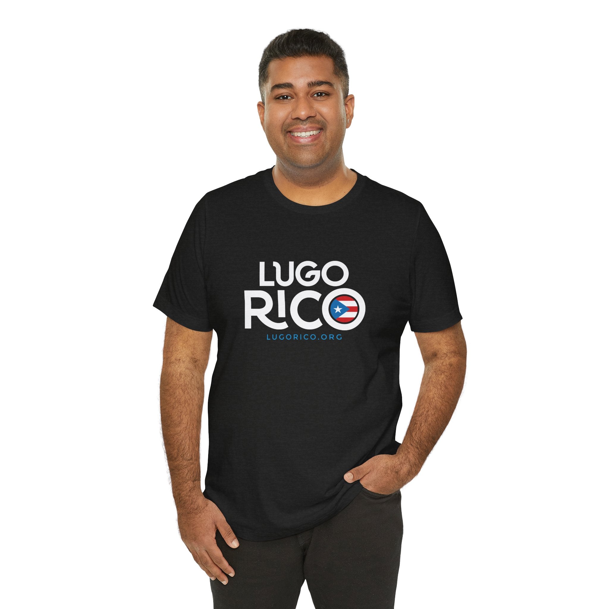 LugoRico (Stacked Logo) Unisex Short Sleeve Tee